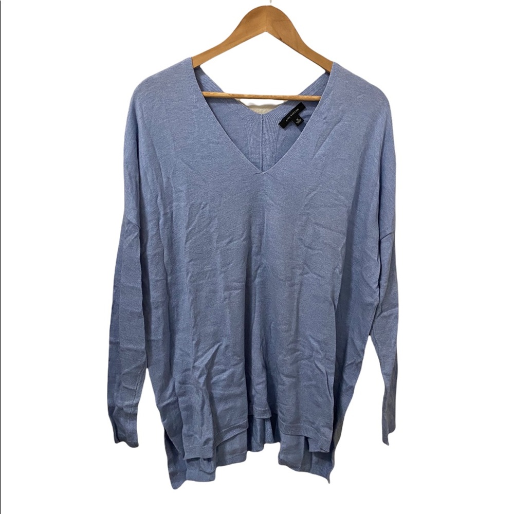 Ann Taylor wool blend v neck sweater